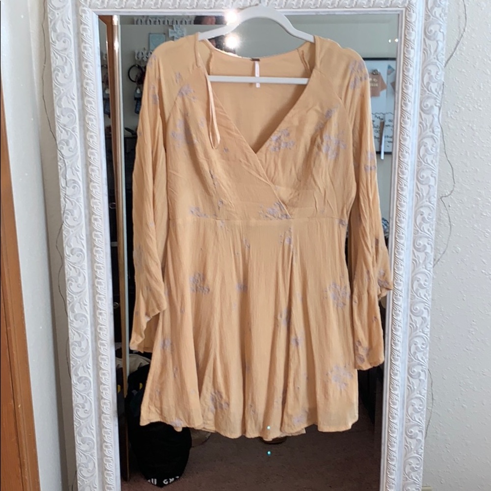 Free people mustard dress! Size 8!